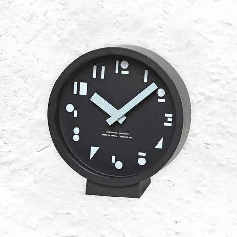 Lemnos MSS Table Clock - Black - des. Yohei Oki