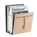 Magazine holder  by LindDNA- Sand / Bronze Recycled Leather