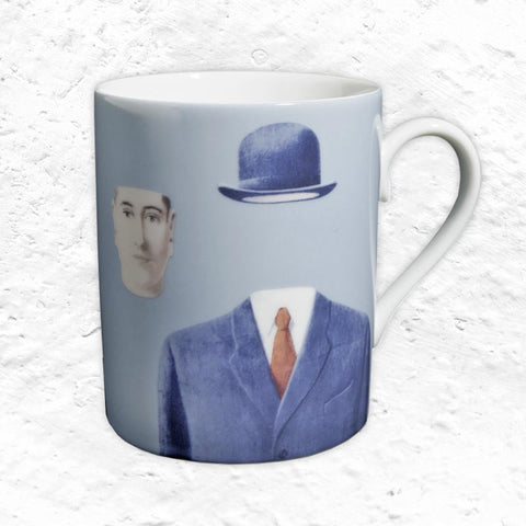 René Magritte 'Pelerin' Limoges Porcelain Mug