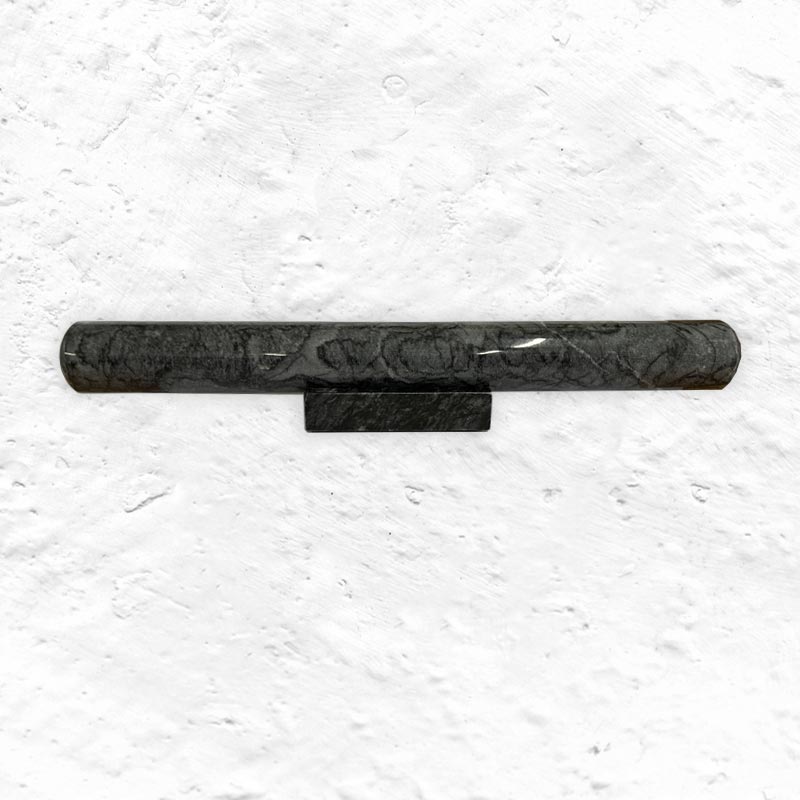Marble Rolling Pin & Stand in Black - by Masterclass