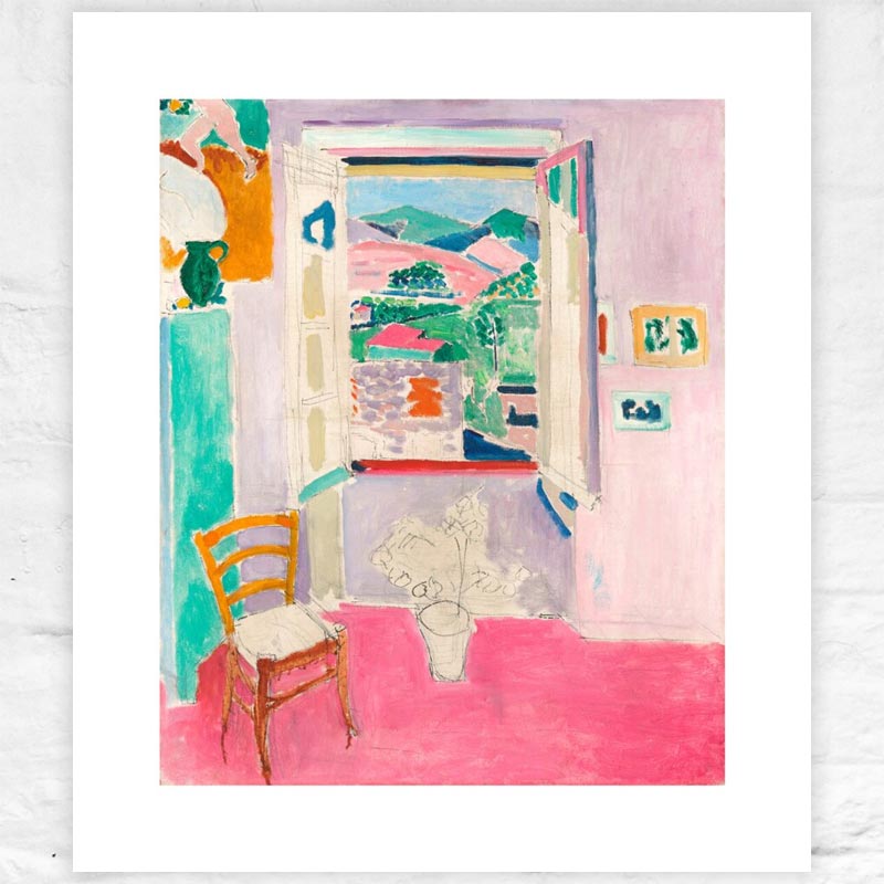 Open Window, 1911 poster by Henri Matisse