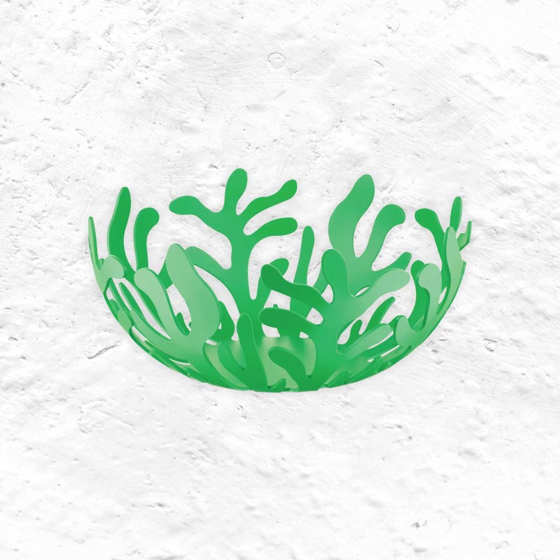 Mediterraneo Fruit Bowl - Green - 25" - des. Emma Silvestris for Alessi