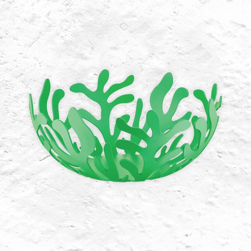 Mediterraneo Fruit Bowl - Green - 29" - des. Emma Silvestris for Alessi