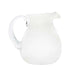 Memento White Glass Pitcher - by Serafino Zani