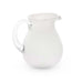 Memento White Glass Pitcher - by Serafino Zani