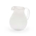 Memento White Glass Pitcher - by Serafino Zani