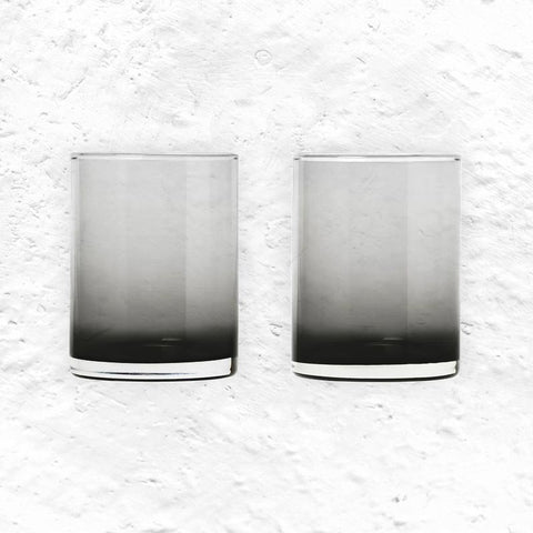 Pair of tumblers - Mera, Smoke - by blomus