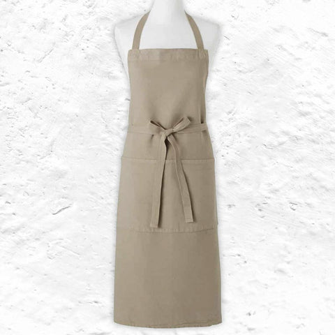 Metiers 60% Cotton 40% Linen Apron - Eucalyptus - by Charvet Editions