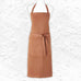 Metiers 60% Cotton 40 % Linen Apron - Fox - by Charvet Editions