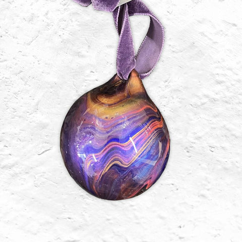 Midnight Velvet Bauble, by Ashleigh Weller