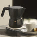 Moka Espresso Coffeemaker in Black - 6 cup - des. David Chipperfield (made by Alessi)