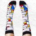 Feet Mondrian Artist Socks