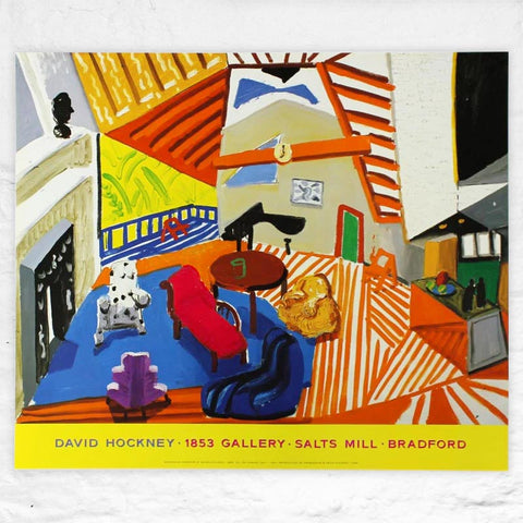Montcalm Interior at 7 o'clock Poster by David Hockney