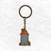 Moomin House Keyring - by Half Moon Bay