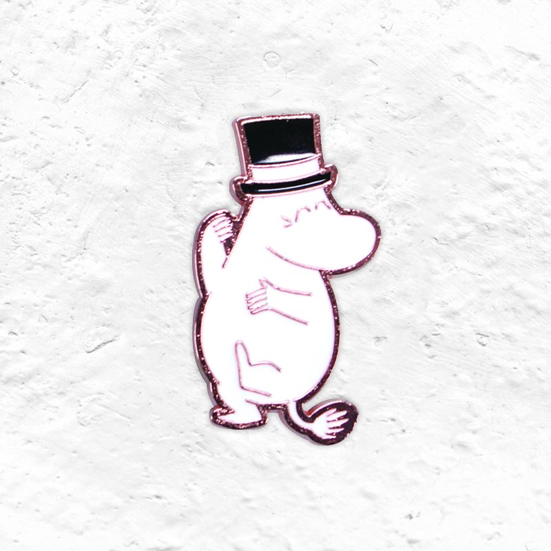 Moomin Papa Pin Badge - by Half Moon Bay