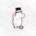 Moomin Papa Pin Badge - by Half Moon Bay