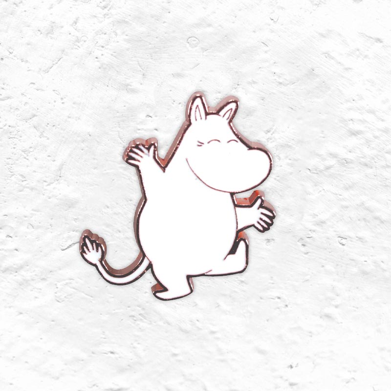 Moomin Troll Pin Badge - by Half Moon Bay