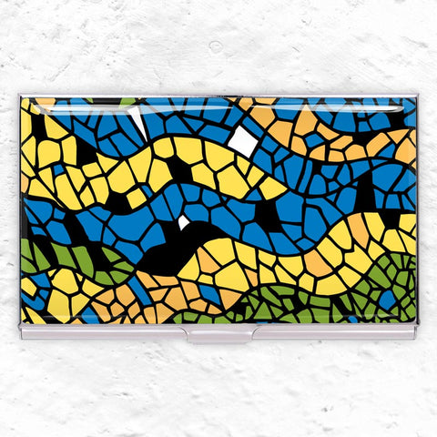 Mosaic Card Case, design inspired by Antoni Gaudi (made by ACME)