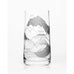 Mountain Peaks of the World Drinking Glass by Cognitive Surplus