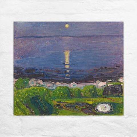 Summer Night on the Beach, 1902-03 poster by Edvard Munch