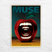 Muse Poster by Tommy Davidson-Hawley - 5 colour screen print, signed by the artist