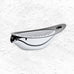Navetta parmesan grater (polished stainless steel) des.  Daniels & Erdwiens for blomus