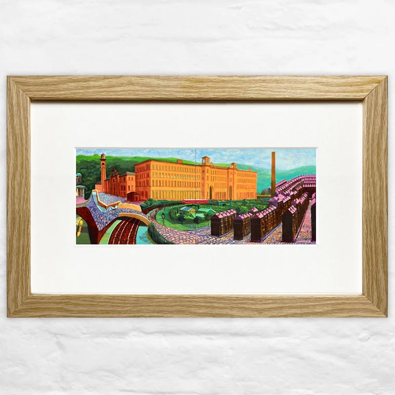 Salts Mill 1997 (Mini-Frame) by David Hockney