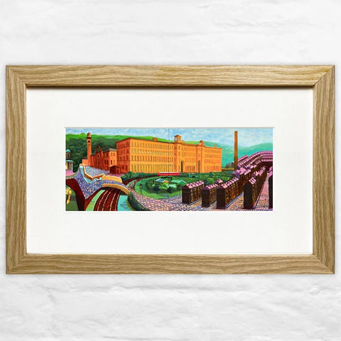 Salts Mill 1997 (Mini-Frame) by David Hockney
