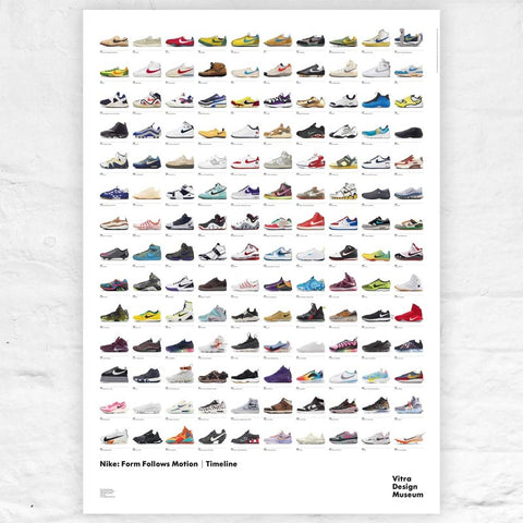 Nike Timeline poster (Vitra Design Museum, 2024) - extra large poster