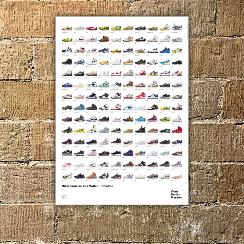Nike Timeline poster (Vitra Design Museum, 2024) extra large