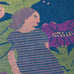 Nocturnal (nocturne) Tea Towel, by Tissage Moutet