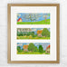 A Year in Normandie Postcard Frame (3 images / portrait)
