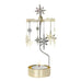 Angel Chime 'Northern Star' Gold Tealight Holder