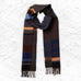 Nyack Midnight 100% Merino Lambswool Scarf by Wallace Sewell