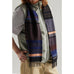 Nyack Midnight 100% Merino Lambswool Scarf by Wallace Sewell