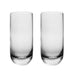 Optic Highball - Clear - Set of 2 - by Richard Brendon