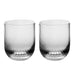 Optic Tumbler - Clear - Set of 2 - by Richard Brendon