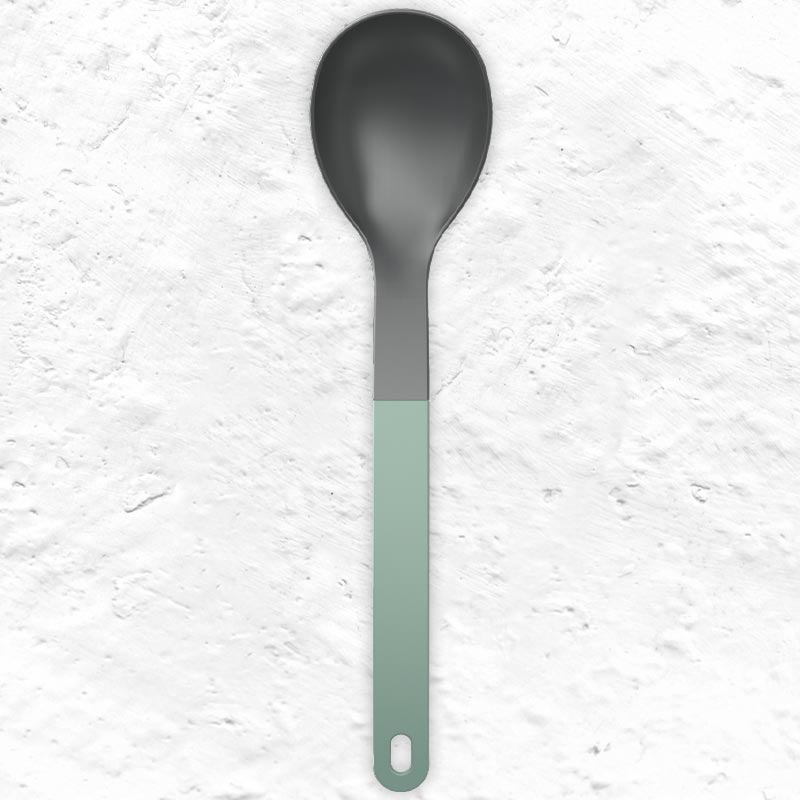 Optima serving spoon - Nordic Green - by Rosti