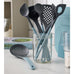 Optima stirring spoon with hole - Nordic Green - by Rosti