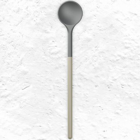 Optima stirring spoon with hole - Humus - by Rosti