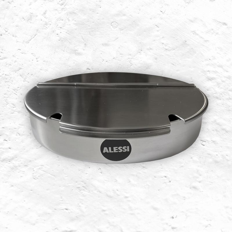 Oval Stainless Steel Sugar Bowl, des. Mazzeri and Vitale for Alessi