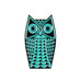 Magpie x Hornsea, Owl Pin in Teal