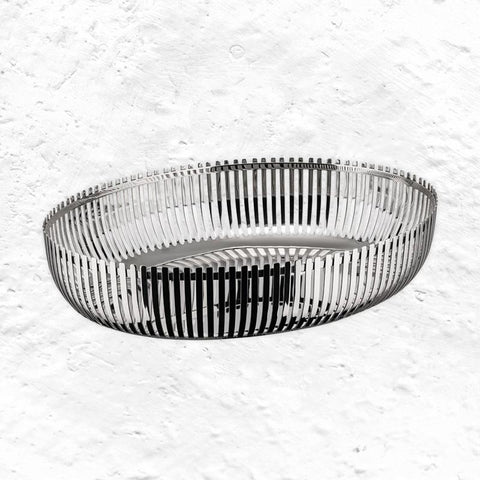 PCHO6 Oval Basket, des. Pierre Charpin for Alessi