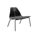 PK23 Lounge Chair - Black coloured veneer, black powder coated steel base - des. Poul Kjærholm, 1954