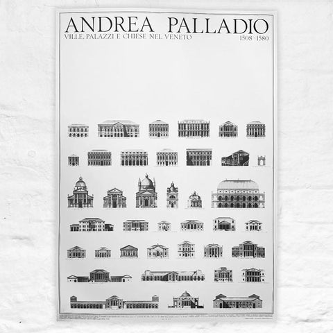 Andrea Palladio Villas, Palaces and Churches of the Veneto poster (Ville, Palazzi e Chiese)