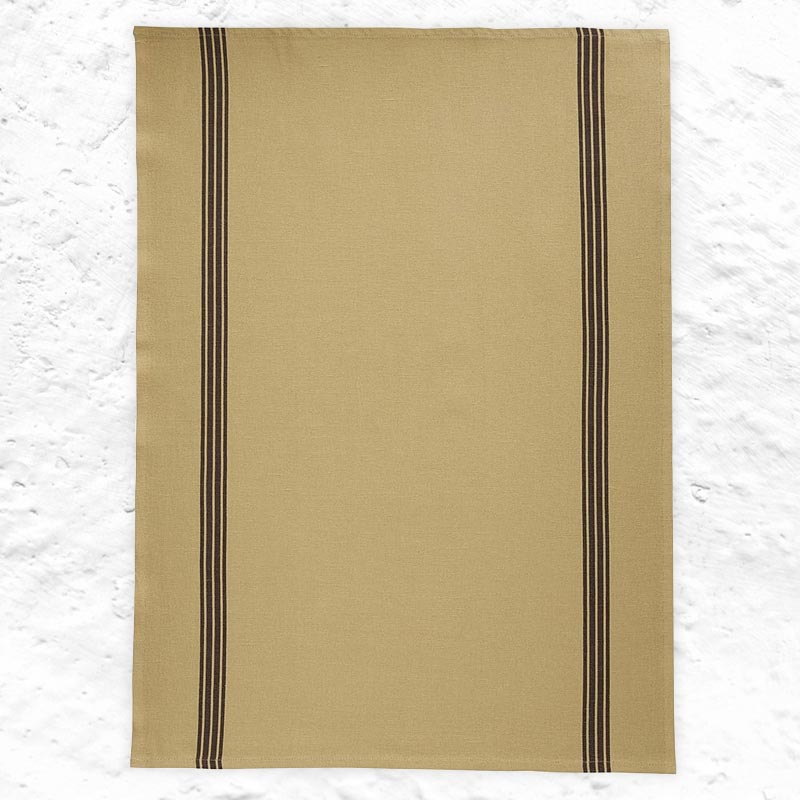 Piano Cotton & Linen Tea towel - Dune - by Charvet Editions