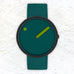 Picto watch - ocean green dial, ocean green strap made from recycled fishing nets