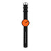 Picto Watch - Signal Orange Dial / Manta Ray Black Recycled Strap