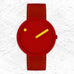 Picto Watch - Sunny Red Dial / Sunny Red Recycled Strap
