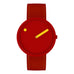 Picto Watch - Sunny Red Dial / Sunny Red Recycled Strap